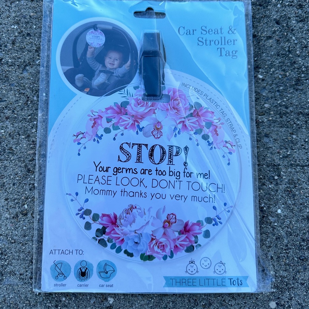 Car seat or stroller tag new